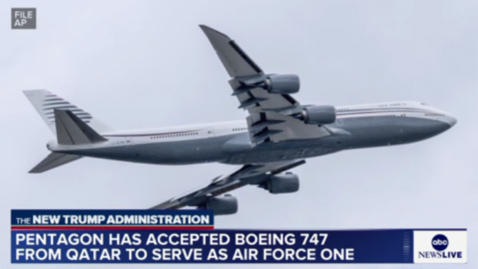 Trump Gets Katar Plane