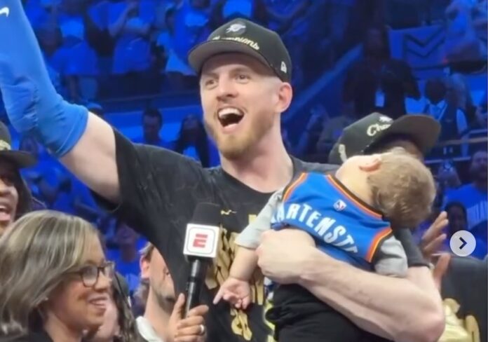 Isaiah Hartenstein’s Sleepy Son Steals the Show as Dad Wins NBA