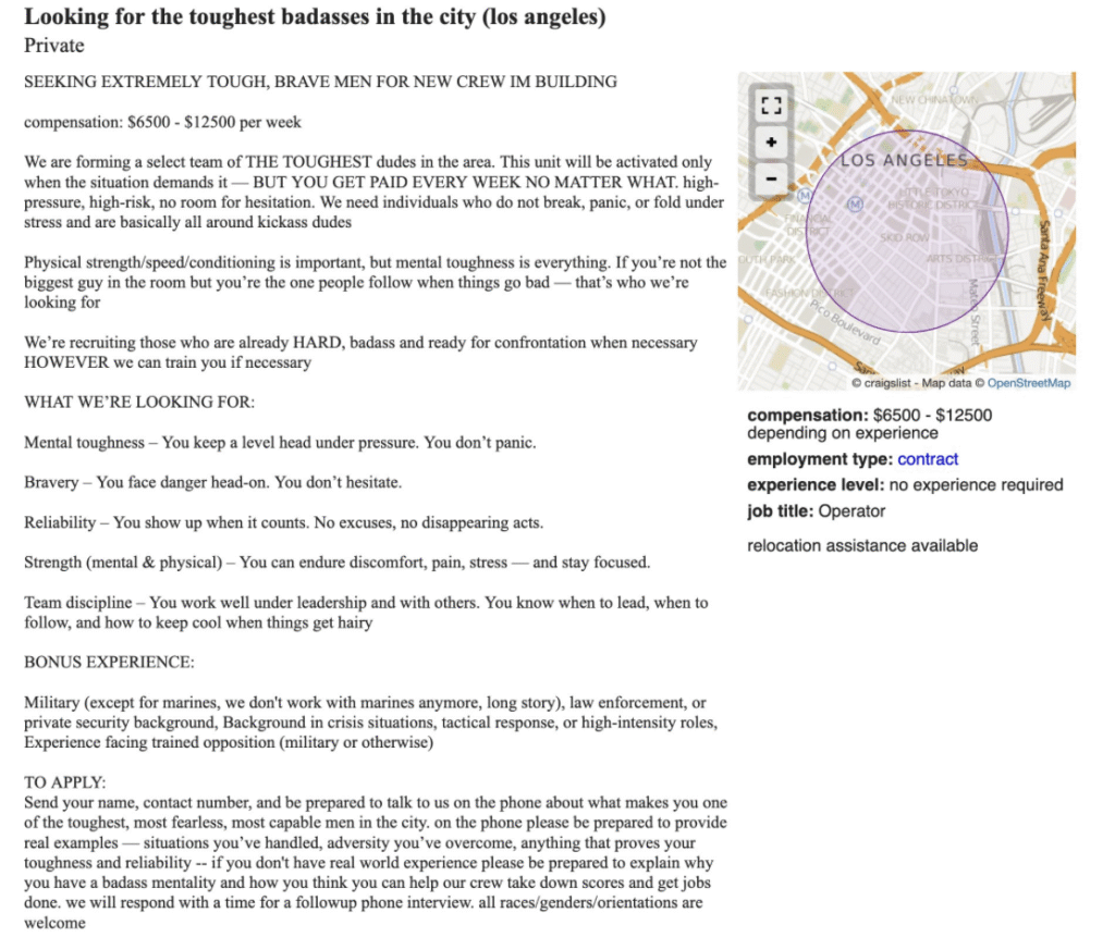 Craigslist Ads