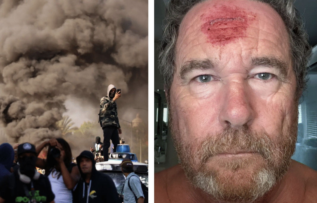 Photographer shot in LA riots