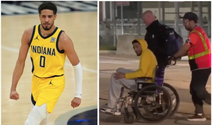 Tyrese Haliburton Spotted in Wheelchair After Achilles Injury