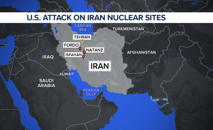 US Hits Iranian Nuclear Sites