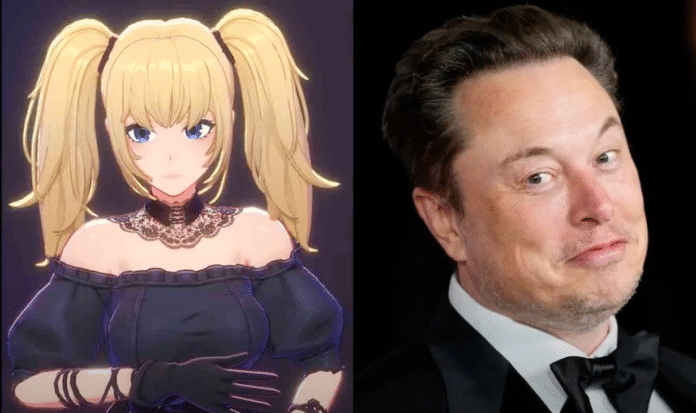 Elon Musk Launches Flirty AI Girlfriend Accessible To Kids 12+