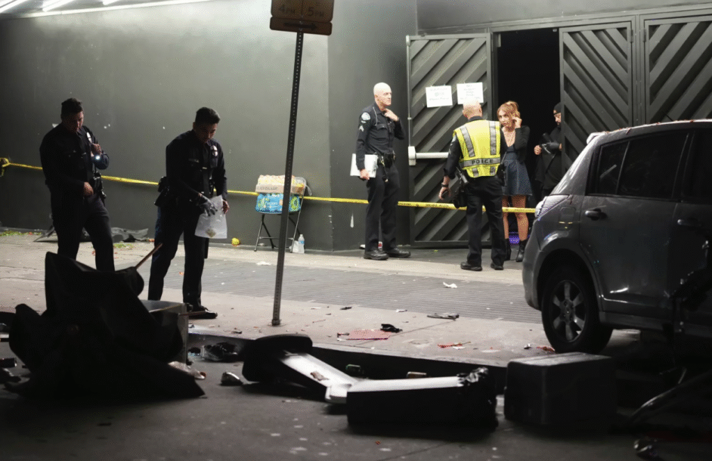 Car Slammed Into Crowd