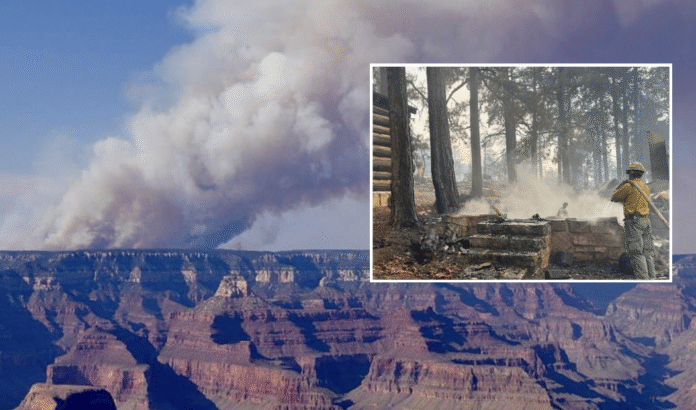 Grand Canyon Lodge Destroyed in Arizona Wildfire