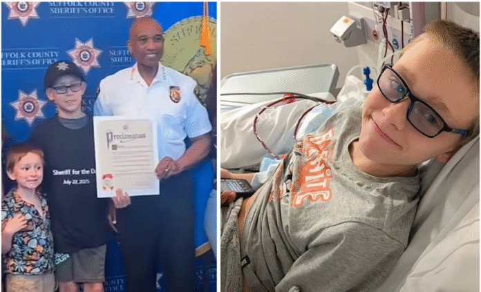 Long Island Boy Named Sheriff For A Day Before Crucial Kidney Op