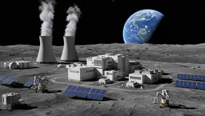 Nuclear Reactor On the Moon